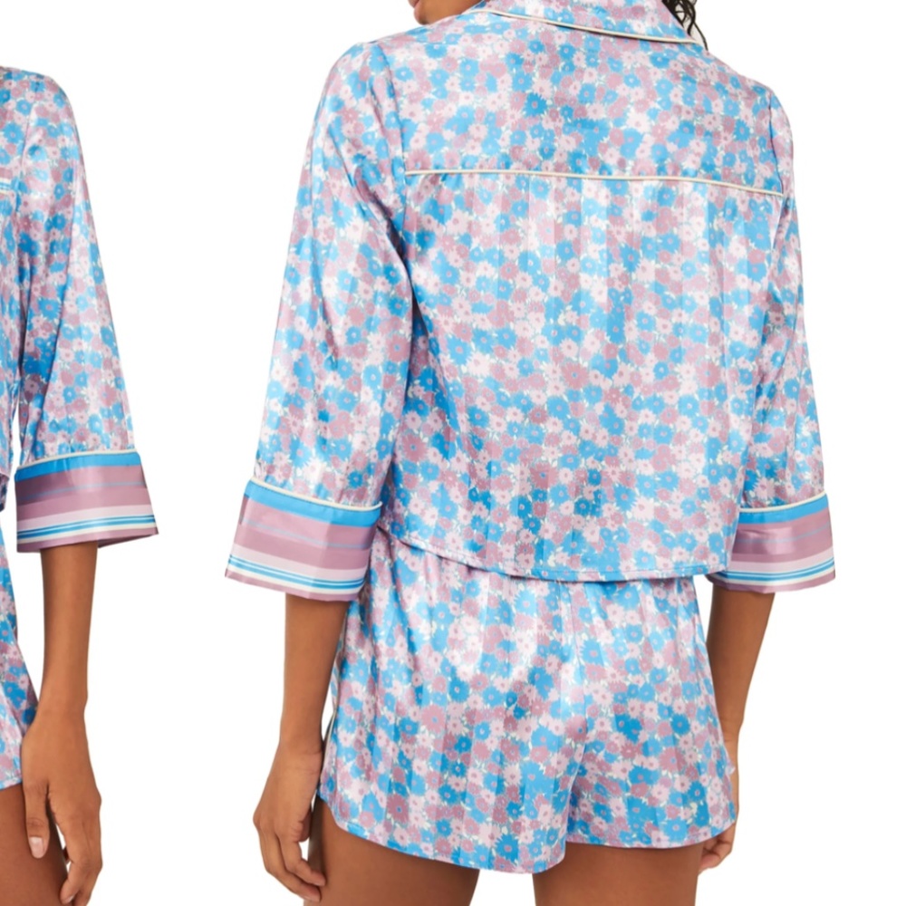 Free People Pillow Talk PJ Set Lavendar - Picture 2 of 2